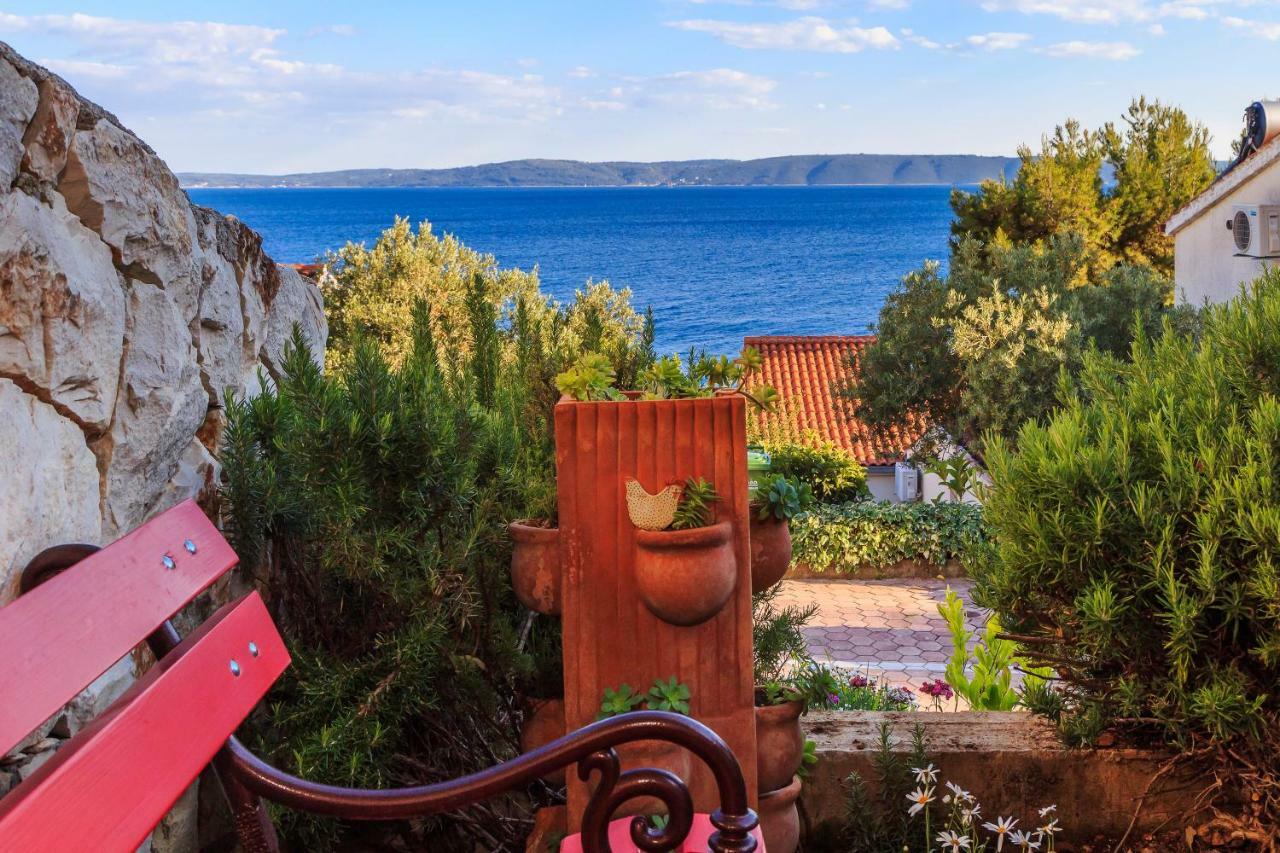 Holiday Home Lola, Sea On A Palm! Heated Pool Trogir Eksteriør bilde